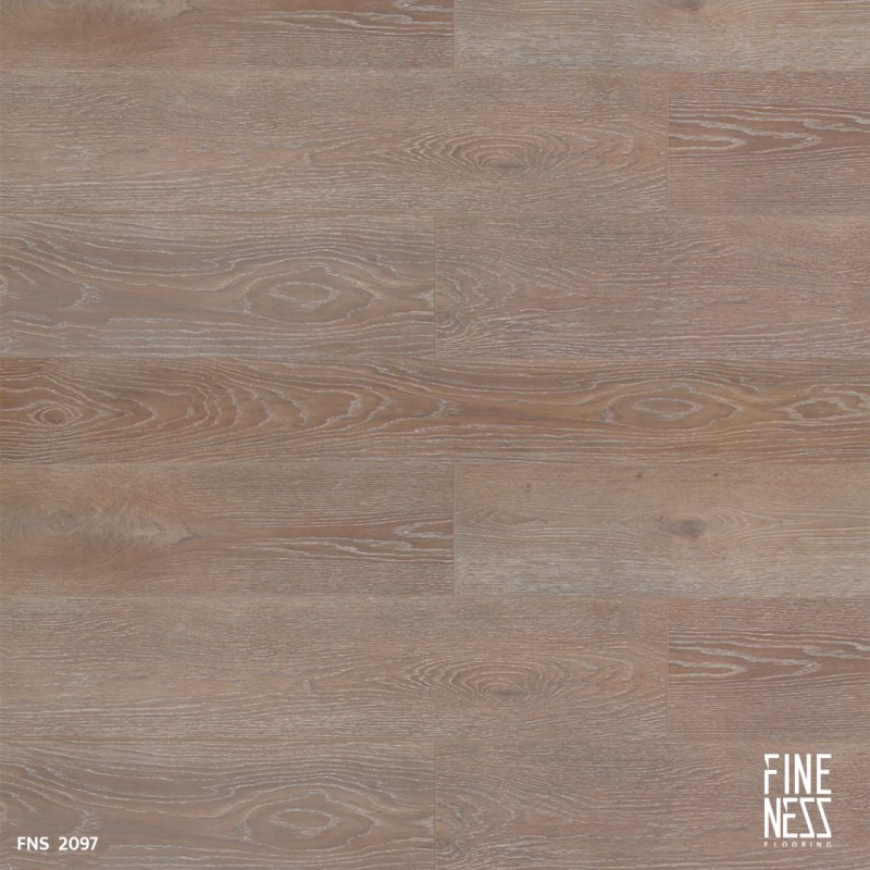 FINENESS FLOORING FNH 2097 HDF Flooring Click Lock Install Brown Wood Design Thickness 8 MM