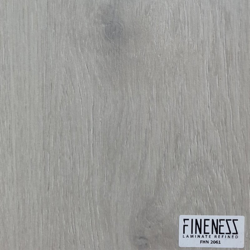 FINENESS FLOORING FNH 2061 ไม้พื้น HDF Flooring คลิ๊กล็อค สีเทา หนา 8 มม.