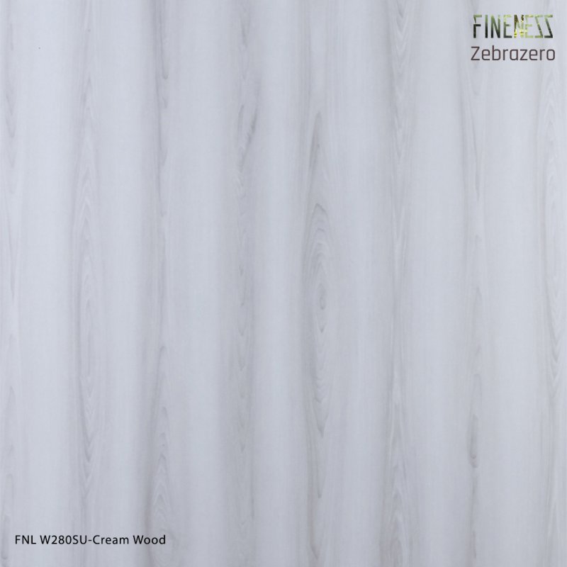 FNL W280SU ลามิเนตปิดผิว HPL Laminate ลายไม้ Cream Wood สีครีม หนา 0.8 มม.