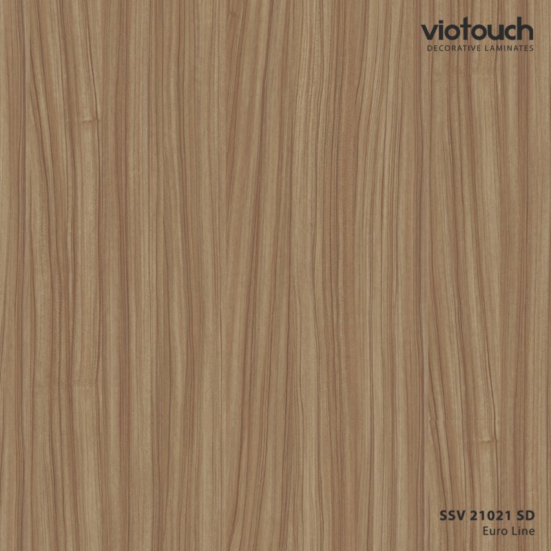 SSV 21021 SD ลามิเนตปิดผิว HPL Laminate ลายไม้ Euro Line สีน้ำตาล ความหนา 0.8 มม