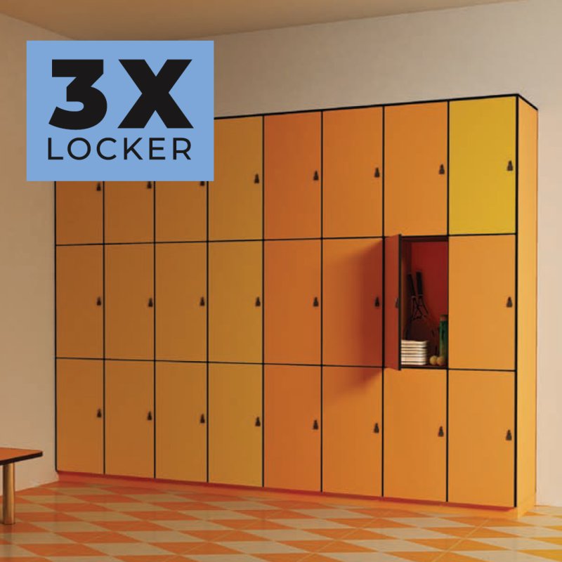 CUBOID 3X Locker