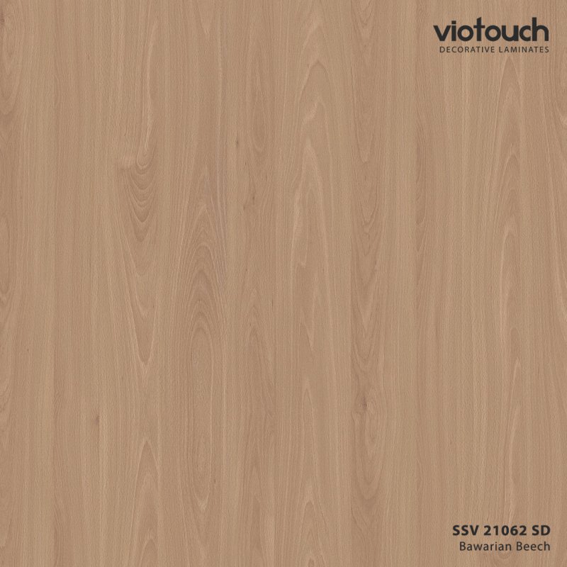 SSV 21062 SD ลามิเนตปิดผิว HPL Laminate ลายไม้บีช Bawarian Beech สีน้ำตาล ความหนา 0.8 มม