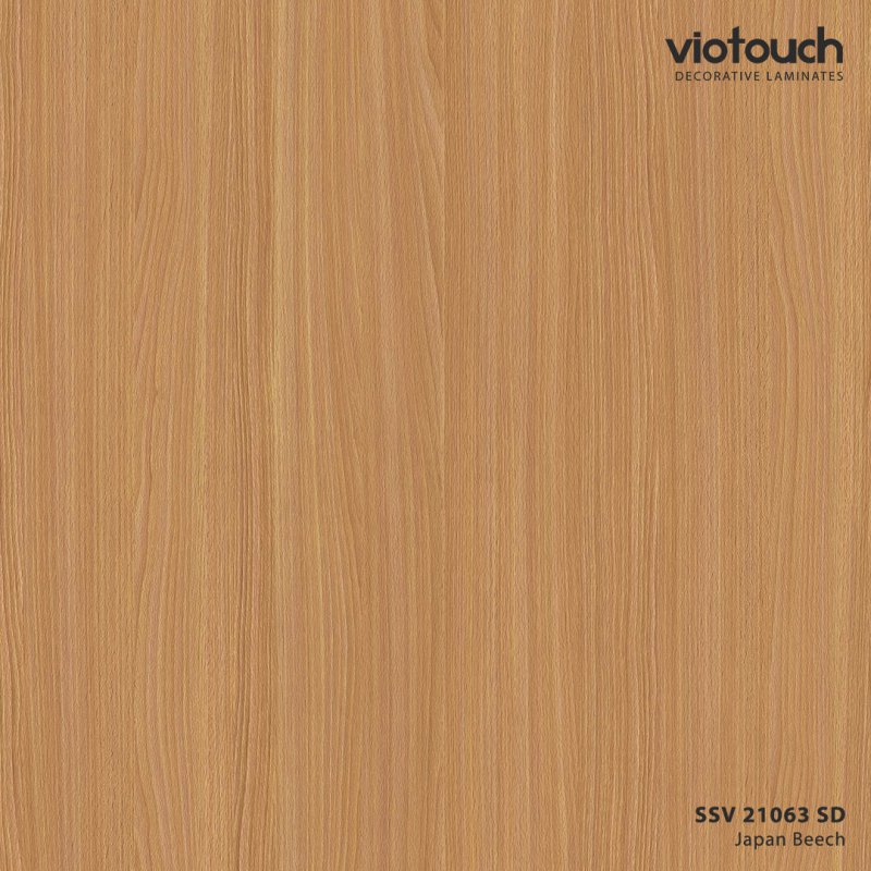 SSV 21063 SD ลามิเนตปิดผิว HPL Laminate ลายไม้บีชญี่ปุ่น Japan Beech สีน้ำตาล ความหนา 0.8 มม