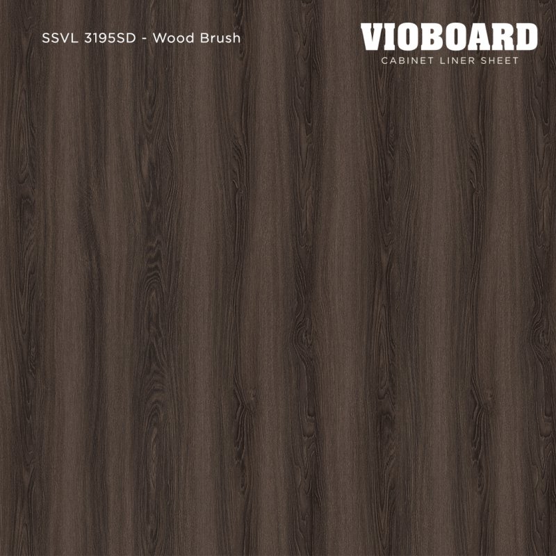 SSVL 3195 SD HPL Cabinet Liner Sheet Brown Wood Design Thickness 0.6 MM.