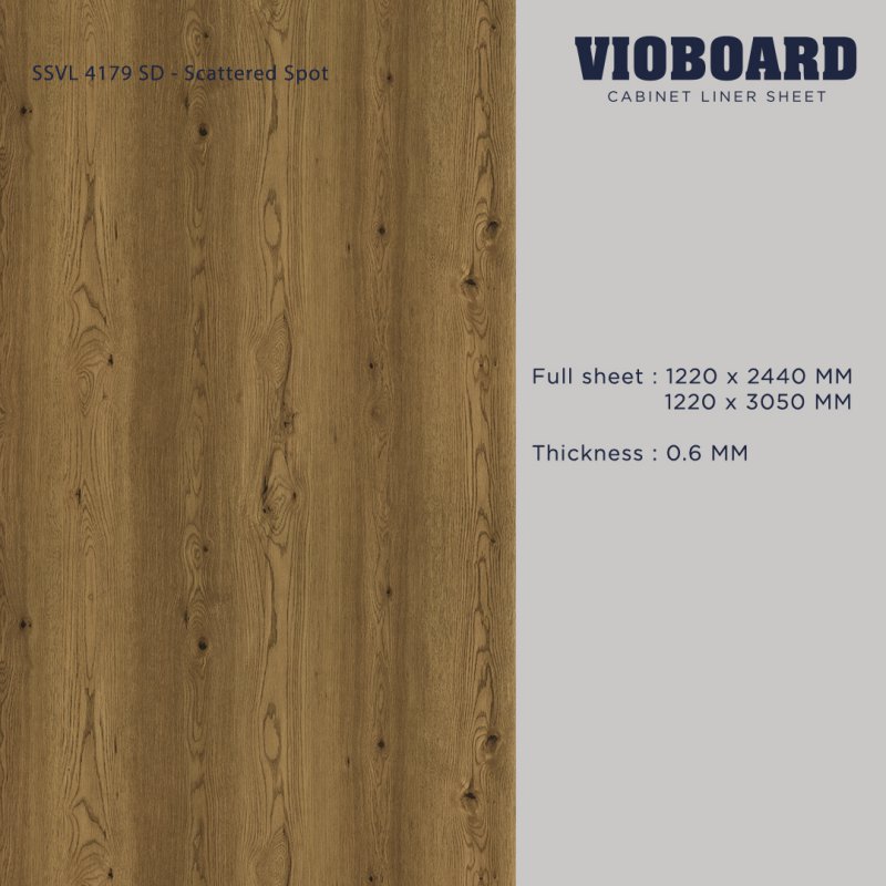 SSVL 4179 SD HPL Cabinet Liner Sheet Wood Design Thickness 0.6 MM.