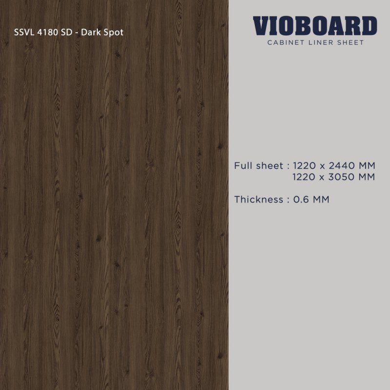 SSVL 4180 SD HPL Cabinet Liner Sheet Wood Design Thickness 0.6 MM.