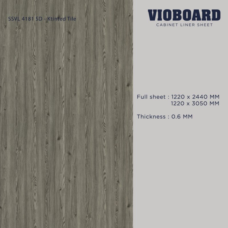 SSVL 4181 SD HPL Cabinet Liner Sheet Wood Design Thickness 0.6 MM.