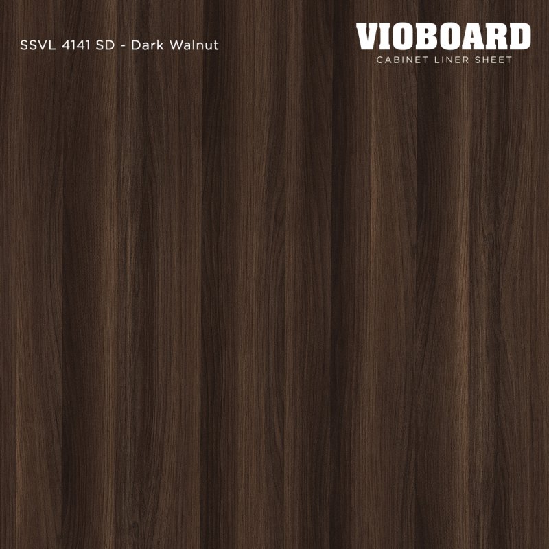 SSVL 4141 SD HPL Cabinet Liner Sheet Dark Walnut Design Thickness 0.6 MM.