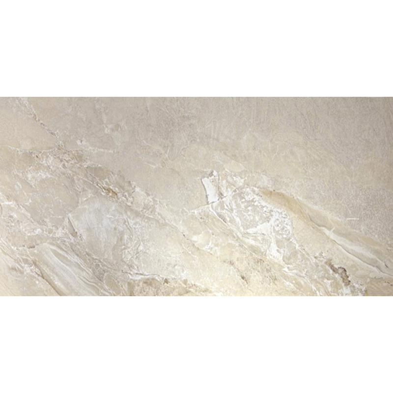 Bloom Natural Porcelain Tile Cream Color Size 60x120 CM Glossy Finish