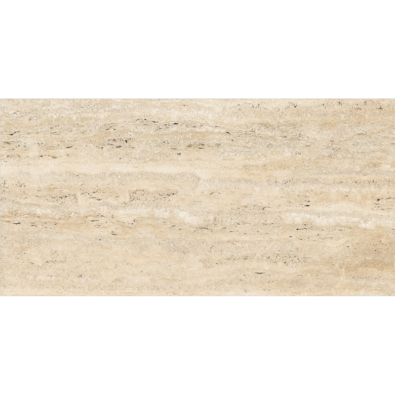 Royal Travertino Gold  Porcelain Tile Cream Marble Design Size 60x120CM Glossy Finish