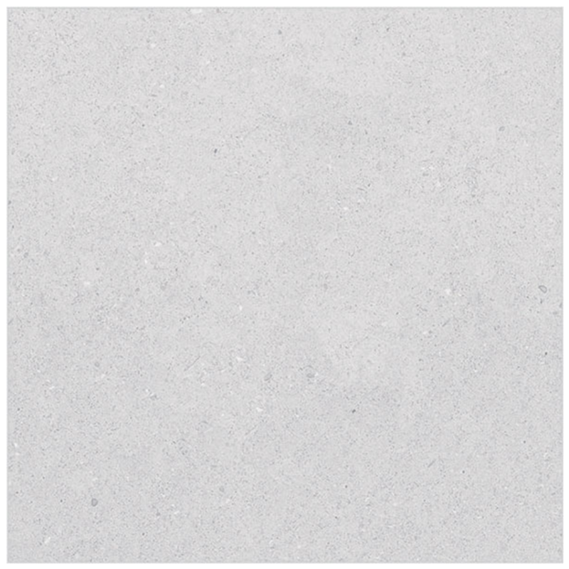 Prime Sanvi Stone Bianco - Porcelain Tiles Light Grey Color Size 60x60CM Rustic with Glossy Ink Finish